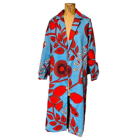 BOHEMIAN Coat Size Medium Long Sleeves like Flannel fabric New without Tag - Picture 1 of 11